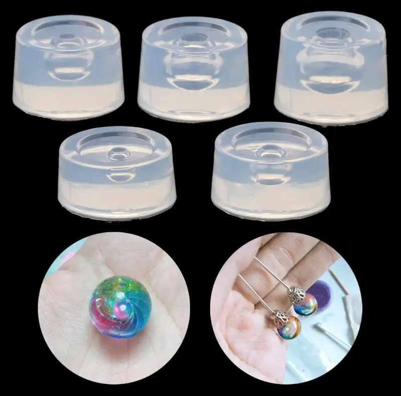 Прозрачные силиконовые формы смолы Вселенная шар формы для эпоксидной смолы ювелирных изделий