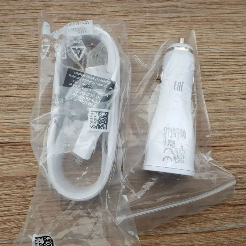 100% Первоначально Авто Универсальный Одноместный Micro USB Автомобильное Зарядное