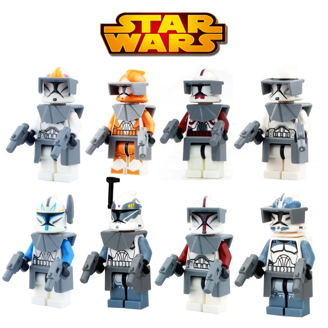 8pcs star wars captain
