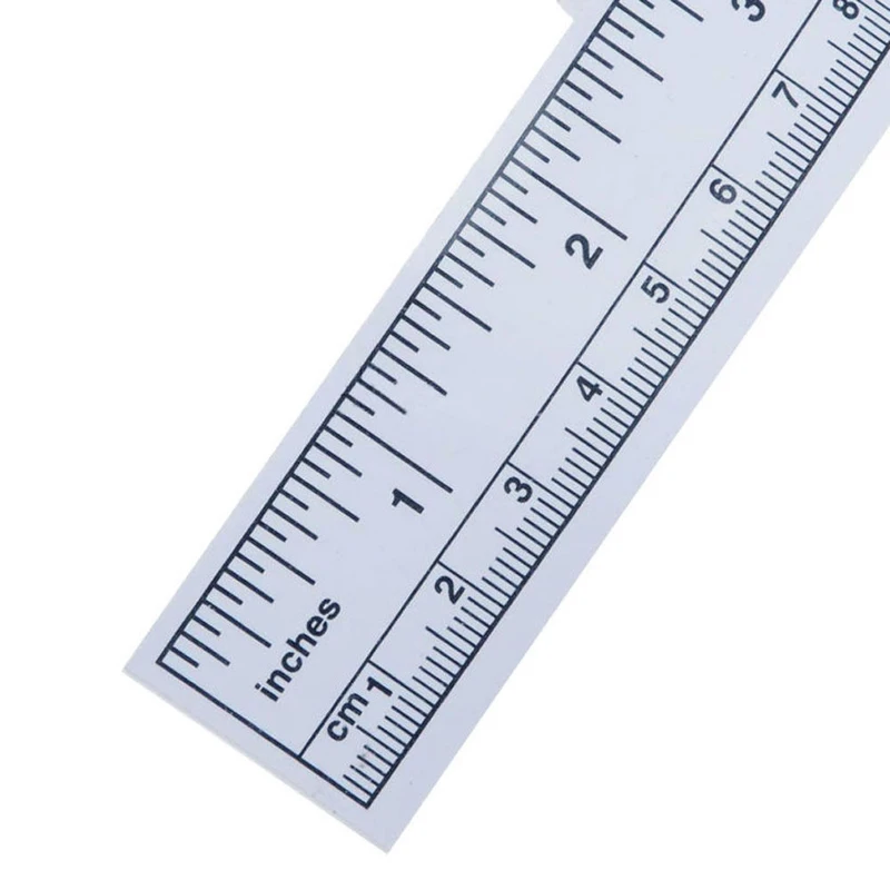 JX-LCLYL Vinyl Silver Self Adhesive Metric Measure Tape Rulers Sewing Machine Sticker