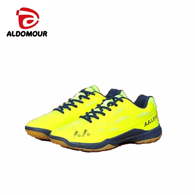 

ALDOMOUR Breathable Volleyball Shoes Large Size36-45 Badminton Shoes Breathable Sports Men and Women Athletic Shoes 3 Color szzl
