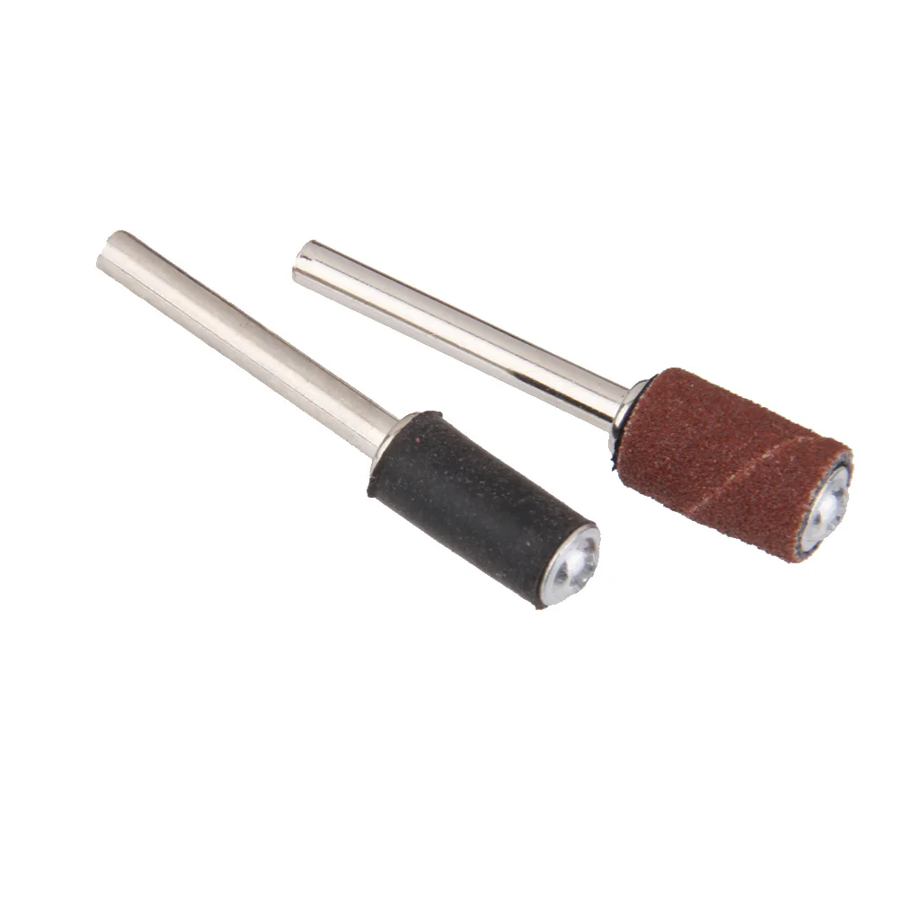 100 Rotary Tool 1/2inch Sanding Drum Sleeve Bands Mandrels Set Sandpaper Sleeves VFor Jeweler