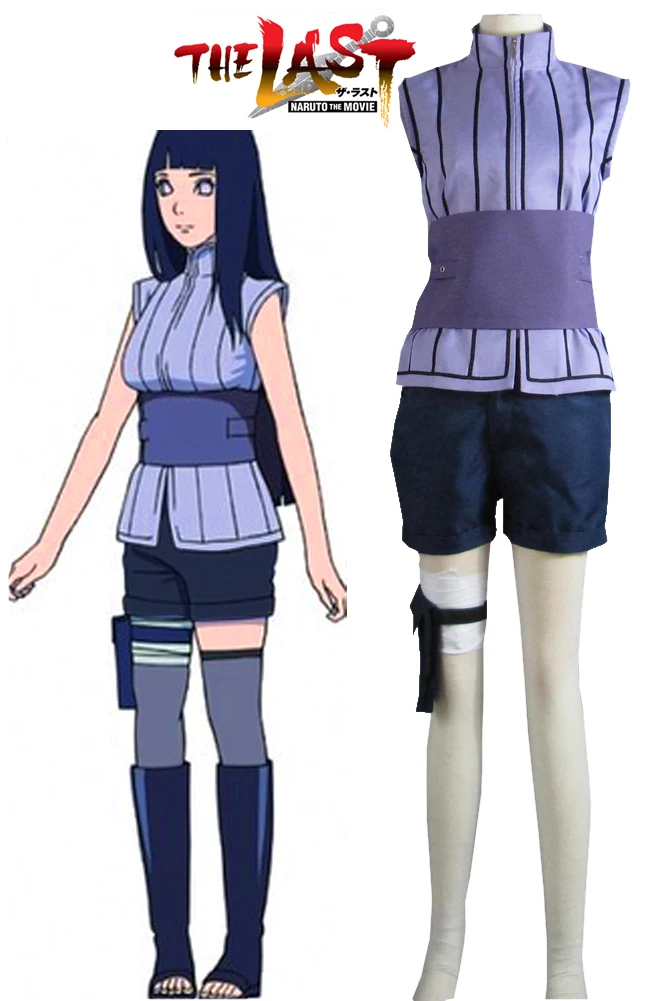 Наруто фильм The Last Hinata Hyuga костюм для косплея Ниндзя| |
