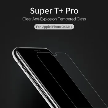 

10pcs/lot Nillkin Super T+Pro Clear Anti-Explosion Tempered Glass Film for iphone XS Max 2.5D arc edge 0.15mm glass screen