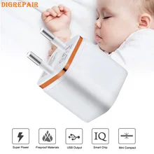 Смарт путешествия двойной 2 USB зарядное устройство адаптер настенный Портативный ЕС/США разъем мобильного телефона зарядное устройство для iPhone X XS max для xiaomi для huawei