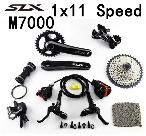 

SHIMANO DEORE SLX M7000 Groupset 34T Crankset Mountain Bike Groupset 1x11-Speed 40T 42T 46T M7000 Brake Rear Derailleur