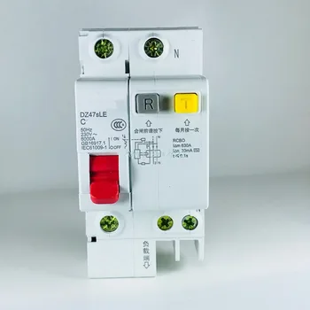 

Circuit Breaker 10A 16A 20A 25A 32A 40A 63A 1P+N Leakage Protection RCBO RCD DZ47SLE DZ47LE