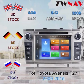 

7" Android 8.0 Car dvd player autoStereo For Toyota Avensis T27 2009 2010 2011 2012 2013 2014 2015 Auto Radio DVD GPS Navigation