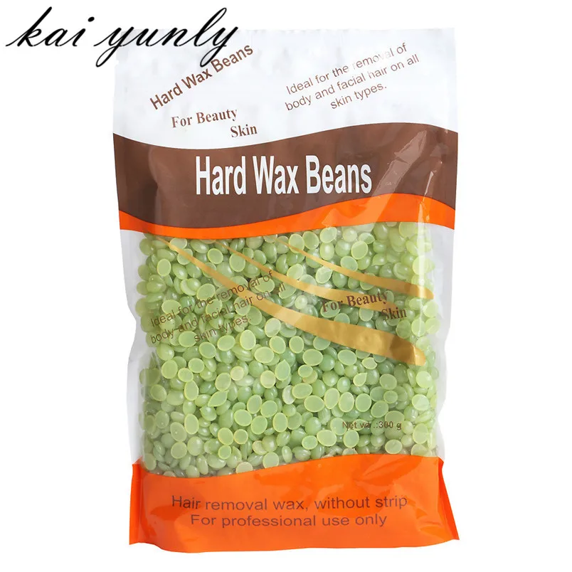 300g No Strip Depilatory Hot Film Hard Wax Beans Pellet Waxing Bikini