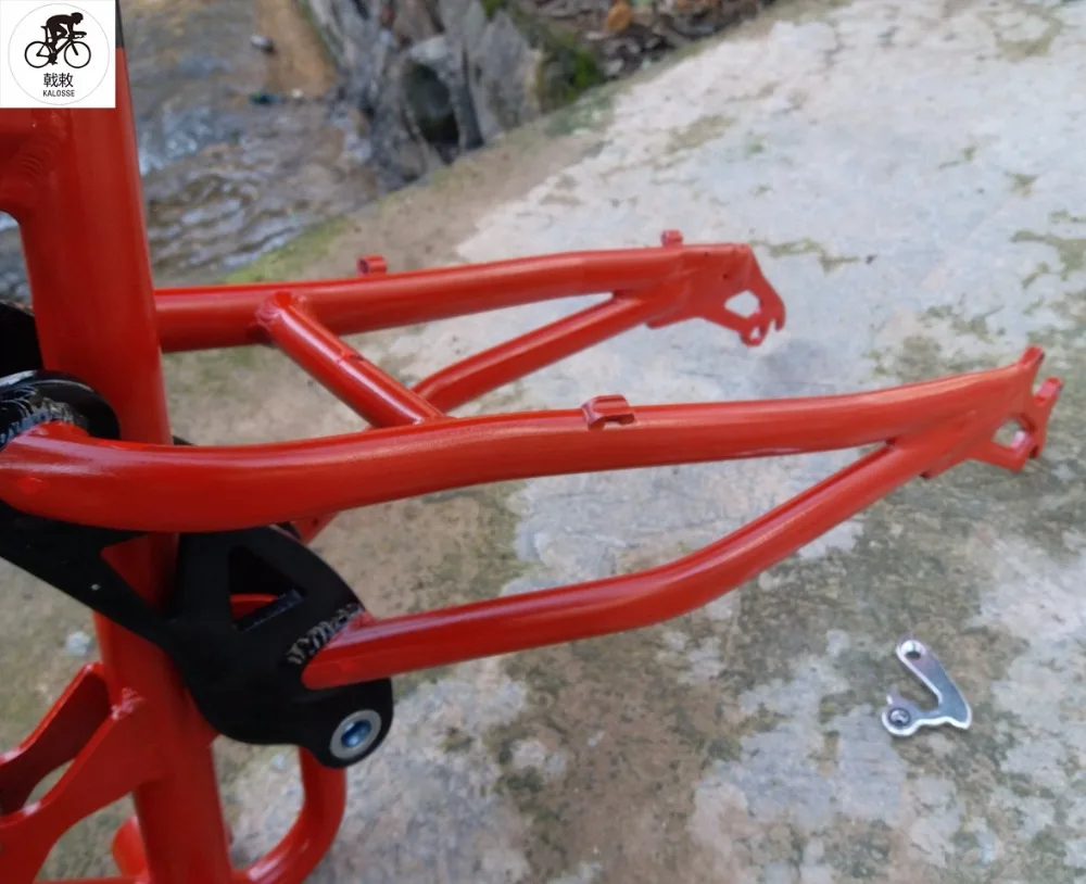Sale Kalosse Diy colors   Beach bike frame  air suspension  Fat bike  frame   26*4.8  tires 190mm  17 inch 3