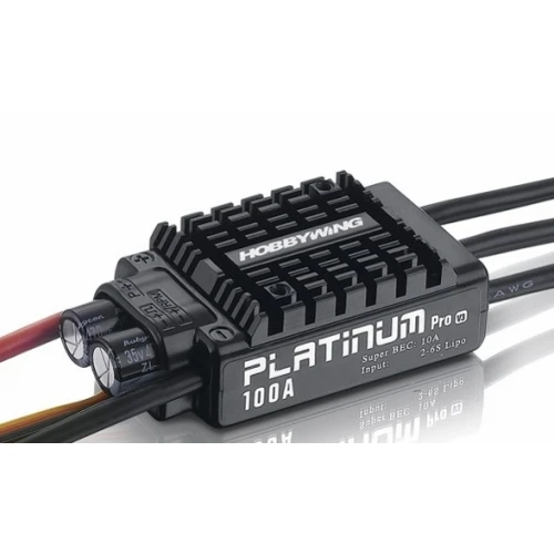 

HobbyWing Platinum 100A V3 ESC Electronic Speed Controller Firmware Updatable