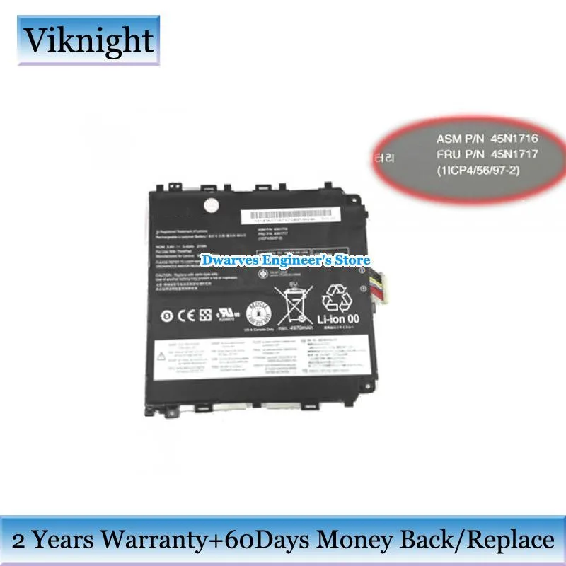 

Original 45N1717 45N1716 Battery For Lenovo ThinkPad Tablet 8 45N1714 45N1715 45N1718 45N1719 1ICP4/57/104-2 Laptop Battery 3.8V