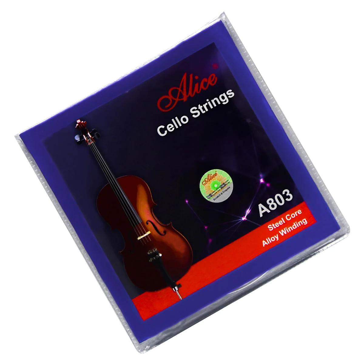 Buy NEW 1 Set Cello String Set 4 Strings Steel Core