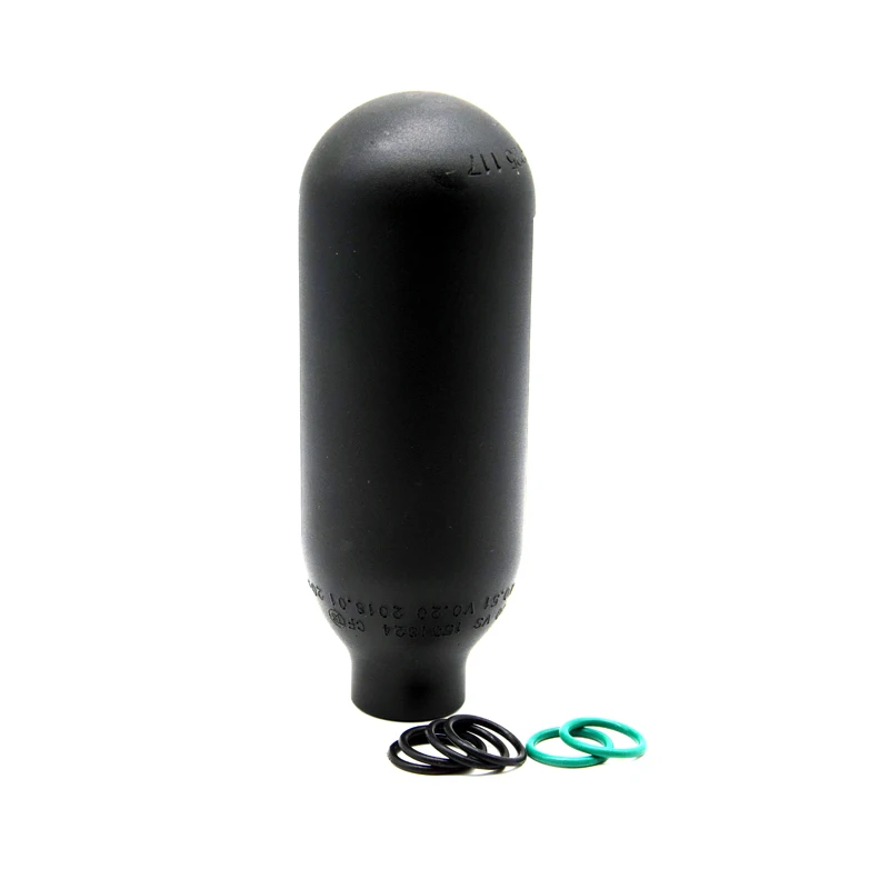 PCP AIR FORCE ROUND Цилиндр HPA Бутылка Алюминий 300BAR / 4500PSI M18X1.5|Пейнтбольные аксессуары| |