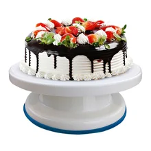 Новое поступление пластиковый поворотный стол для торта вращающийся пластиковый нож для торта для украшения теста 10 дюймов кремовая подставка для пирожных поворотный стол для торта горячая Распродажа Sal
