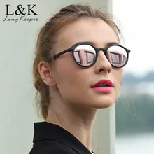 Женские поляризованные Круглые Солнцезащитные очки Ретро Винтаж UV400 Мужские очки в стиле стимпанк мужские зеркальные светоотражающие солнцезащитные очки