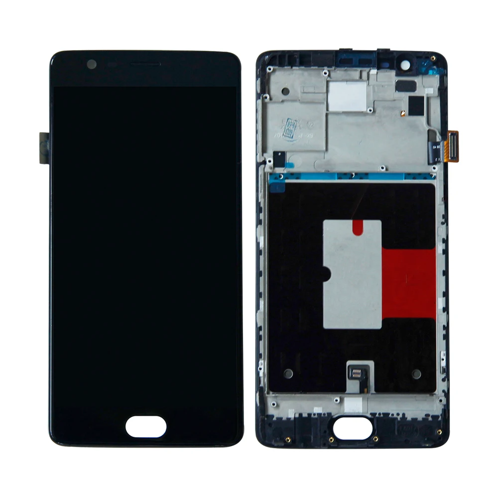 Бесплатная доставка для OnePlus 3 Three A3000 A3003 сенсорный экран дигитайзер ЖК дисплей