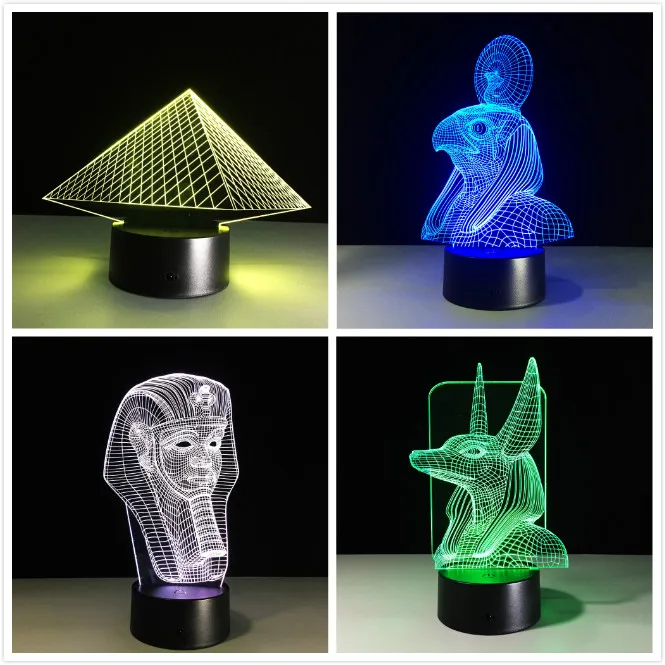 Buy Ancient Egypt Anubis 3D LED Lamp Night Light