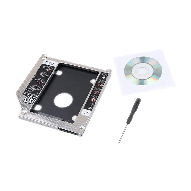 Kebidu Новый 9 5 мм SATA 2nd HDD SSD 2 &quotадаптер для жесткого диска MacBook Pro Unibody A1278 A1286 A1297 CD ROM