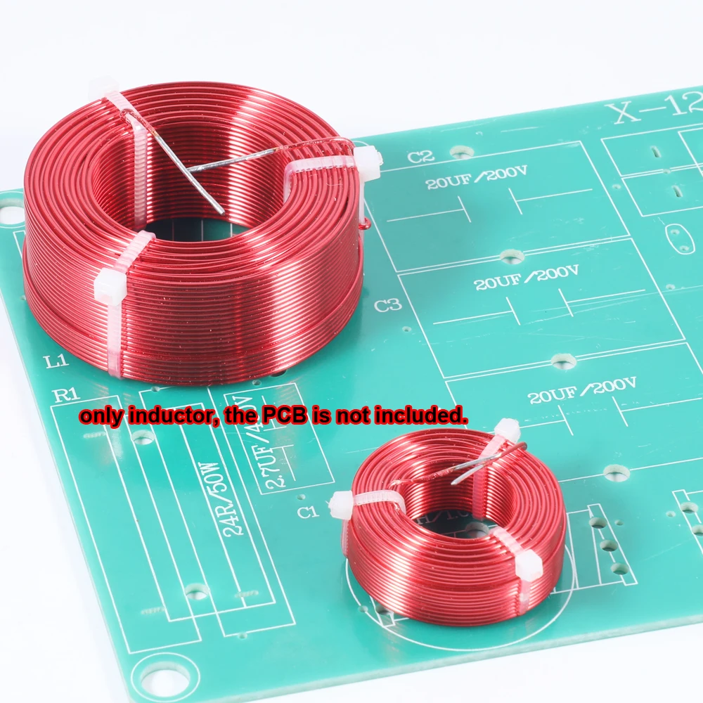 1 шт. 1,0 мм 0.2mH-1.8mH динамик кроссовер аудио усилитель индуктор 4N бескислородная медная проволока катушка# красный