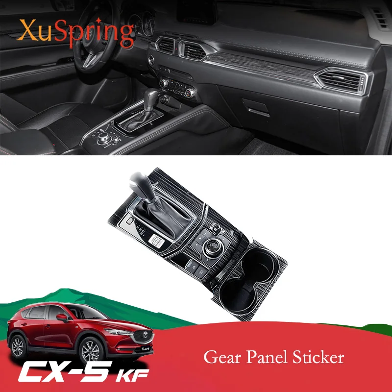 

For 2017 2018 2019 Mazda CX-5 CX5 KF LHD Car Gear Shift Box Panel Cover Sticker Trim Strips Garnish Protection Car-styling