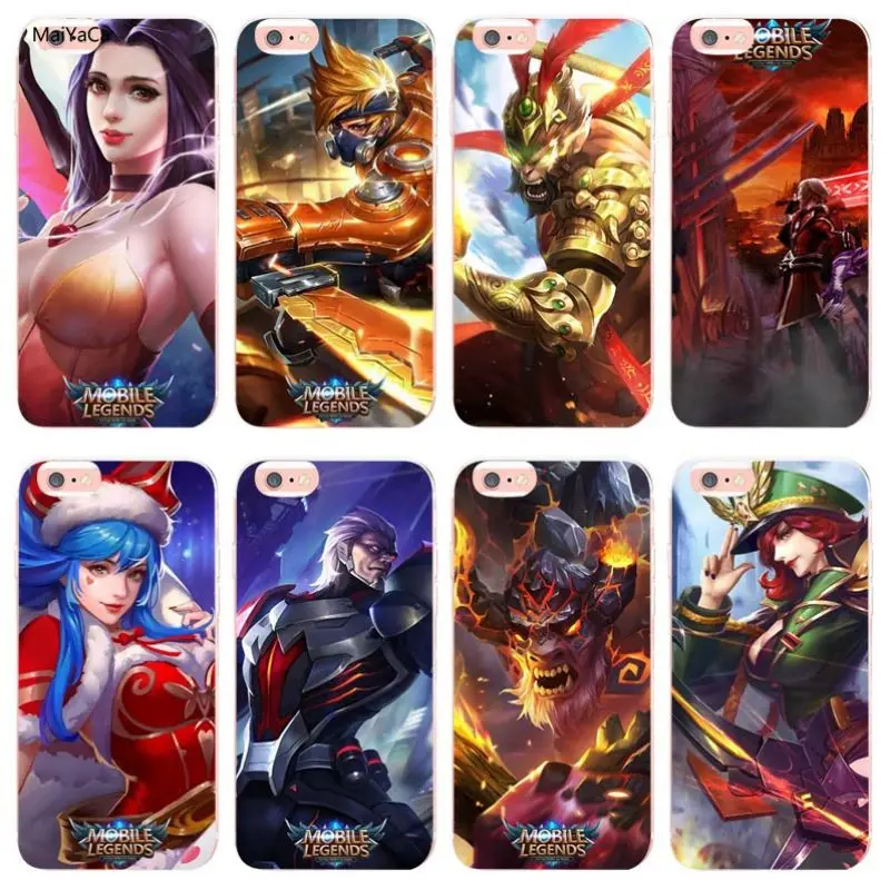 

MaiYaCa mobile legends Luxury phone case For iPhone X 7 7plus 8 8Plus 5 5S