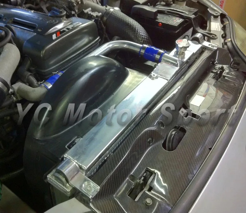 Автомобильные аксессуары, углеродное волокно, охлаждающая панель, подходит для 1993-1998 Тойота Супра MK4, охлаждающая панель, автомобильный Стайлинг