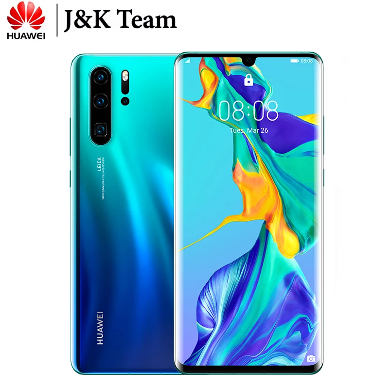 Instock Huawei P30 Pro мобильный телефон на экране отпечатков пальцев 6 47 'экран OLED FHD + Kirin