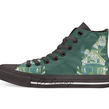 Новинка; Повседневная парусиновая обувь; обувь на заказ; Прямая