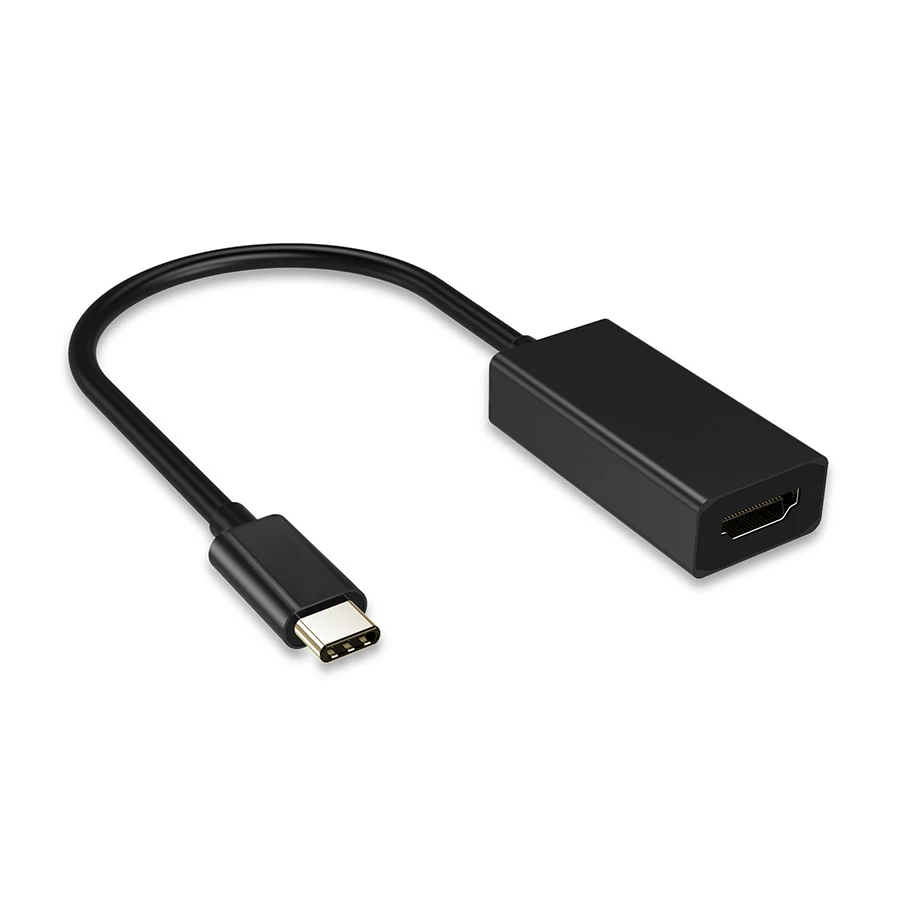 JZYuan USB C 3,1 к HDMI кабель type C штекер HDMI Женский 4 к 60 Гц адаптер конвертер кабель для MacBook ChromeBook DELL ноутбука