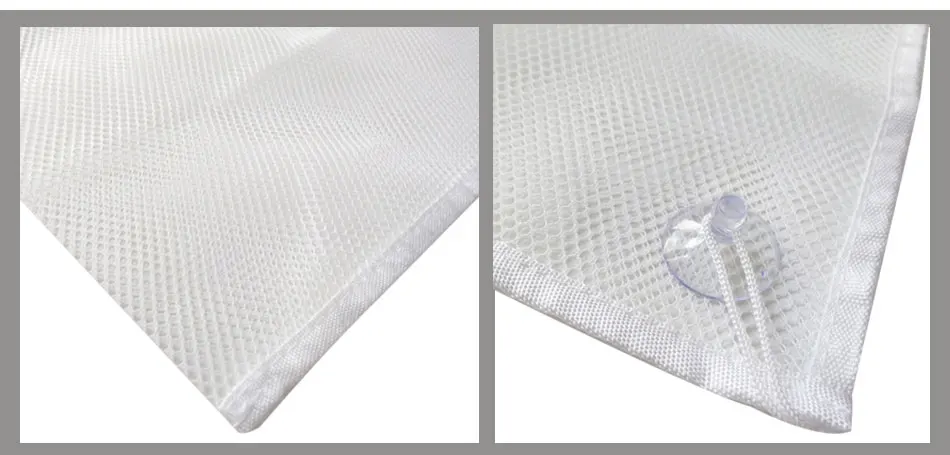 Baby Bath Net Suction Storage Folding Hanging Mesh Net Eco-Friendly Bathroom Shower Toy Fun Time Bath Tub Toys