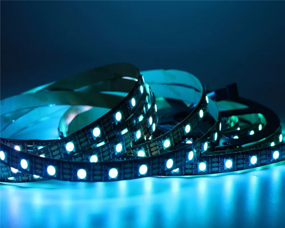 Tiras de Led individualmente endereçável à prova d' Especificações (pontos de Luz / M) : 60