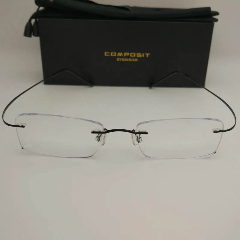 Бренд Composit титановая оправа квадратная рамка для очков женские модные мужские очки прозрачные очки оправа для женщин