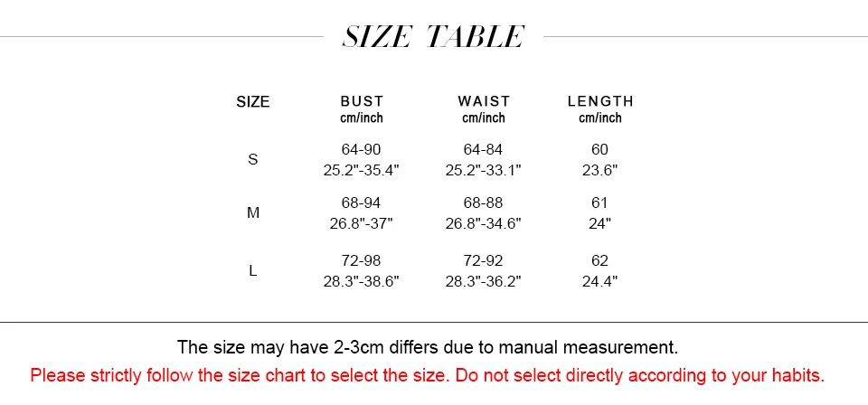 Women's Alluring Hollow Out Mesh Bodysuit Size Chart