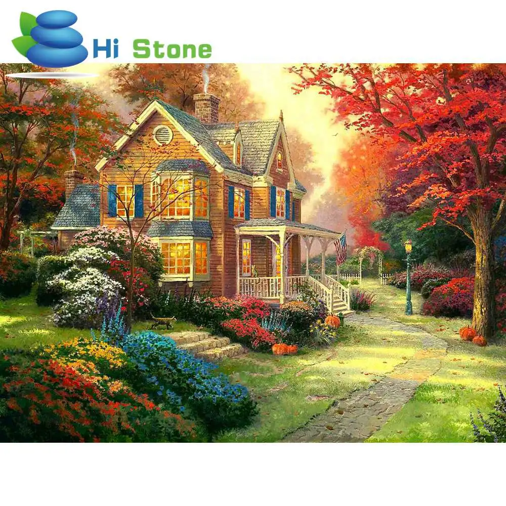 Diamond Embroidery 5D DIY Diamond Painting Dream Cottage Diamond Mosaic