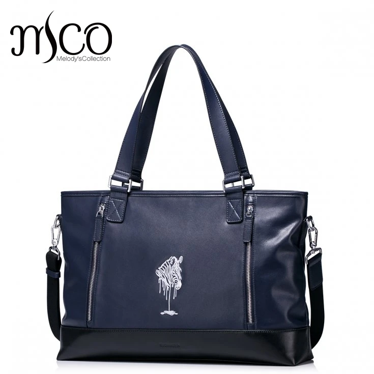 

Famous Brand Genuine Leather Top-handle Bags Fashion Men Handbag Shoulder Bag Business Large Capacity Men Travel Bags