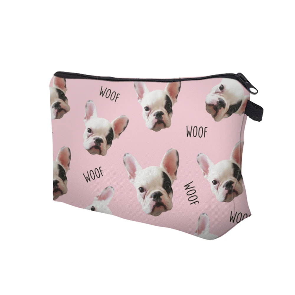 BBL 3D печать сумка для макияжа чехол pug Life розовые милые косметичка для путешествий сумка-Органайзер для туалетных принадлежностей сумка-несессер Maleta De Maquiagem
