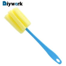 DIYWORK мягкая губка чашка щетка с длинной ручкой посуда инструмент для очистки кухонных чашек щетка для бутылок