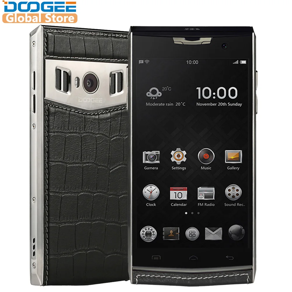 Оригинал DOOGEE T3 двойной Экран смартфон 4.7 дюймов HD + 0.96 дюйма 3 ГБ 32 android6.0 Dual SIM