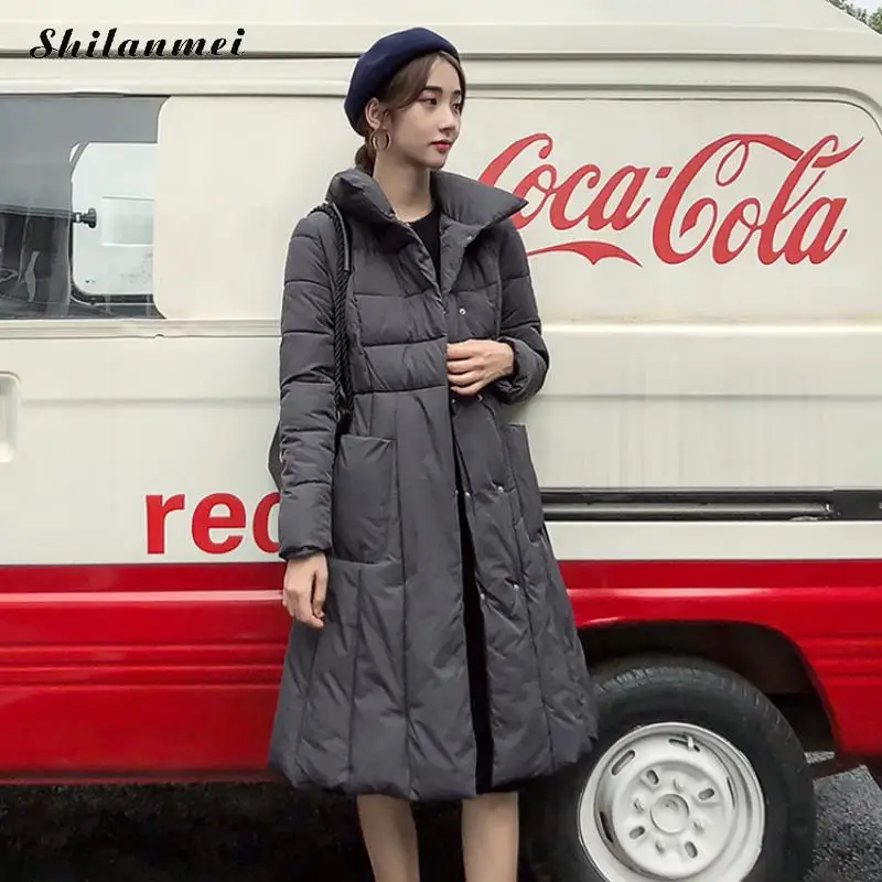 White Manches Streetwear 2018 Gris Chaud Long Épaississent Dropship Automne black Manteau Parkas Doux Pardessus Hiver burgundy Mode gray green Femme Off Longues Coton wUSqzw