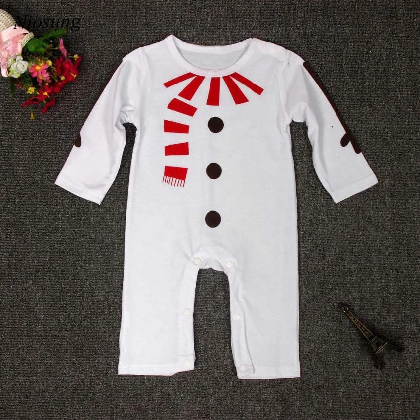 Niosung Fashion Kids Infant Baby Boys Girls Christmas Suit font b Romper b font Hat Outfits