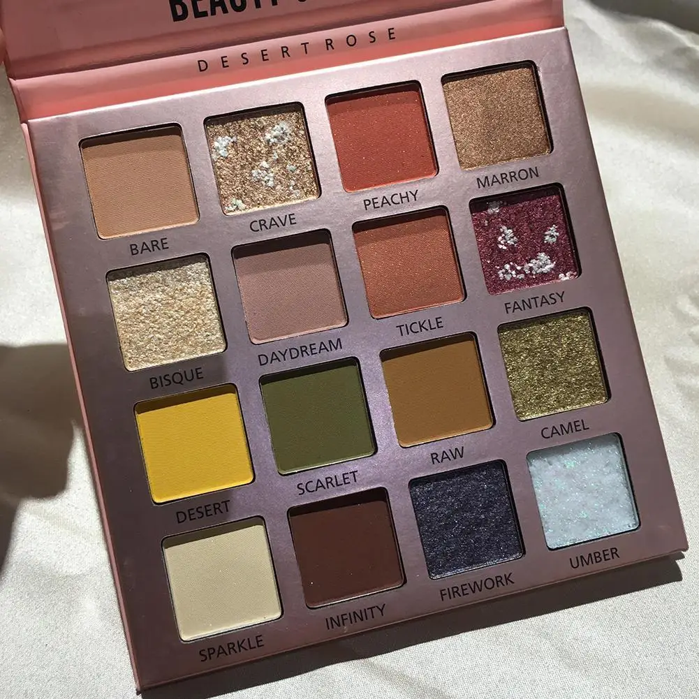 

Newest Super Charming Eye Shadow 16 Colors Eyeshadow Palette Bling Glitter Eye Shadow Palette Daliy Eye Shadow Make Up Cosmetic