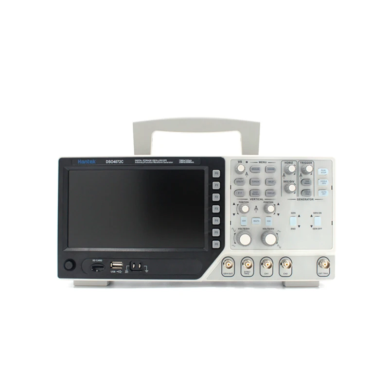 Hantek DSO4072C USB осциллографы цифровой портативный 2 канала 70 МГц Ручной Osciloscopio+ 1 канал произвольной/функциональной формы волны