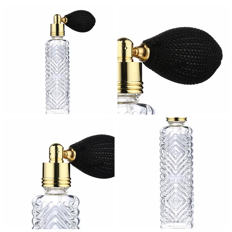 3PCS 15ML Women Perfume Bottle Rhomboidal Car Hanging Refillable Air Freshener Atomizer Empty Atomizer Ball Cosmetic Containers (10)