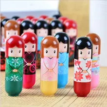 1PCS Lip Lipstick Cartoon Doll lip Balm Moisturizing Repair Lipstick Randomly Color Fruit Nature Nourishing Makeup Cosmetic