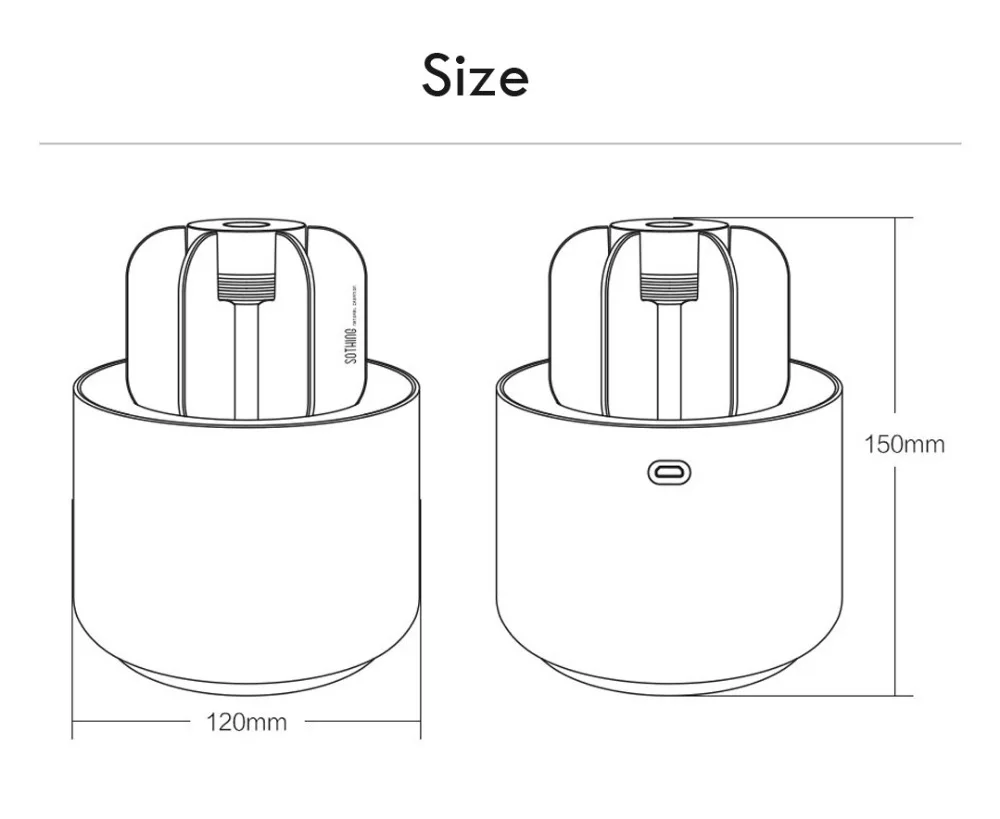 Xiaomi SOTHING Mosquito Killer лампа подвижная портативная кактус USB бездымный без запаха Репеллент от Насекомых ловушка УФ-светильник для дома и офиса