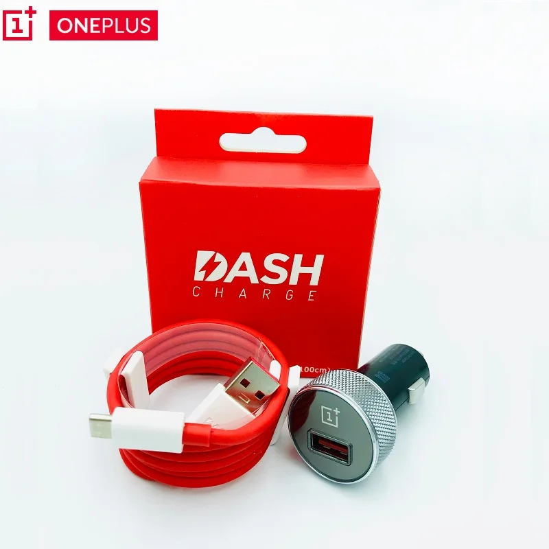 

Original Oneplus 6 6T Dash Car Charger for oneplus 5T 5 oneplus 3T 3 smartphone QC 3.0 quick charge Fast Charging Type C Cable