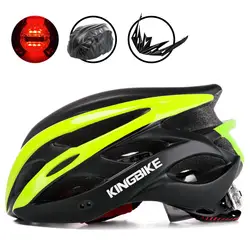 KINGBIKE Новый велосипедный шлем MTB All-terrain Light велосипедный шлем OFF-ROAD Casco Ciclismo 58-62 см насекомое шлем с сеткой от насекомых оборудованная дорога