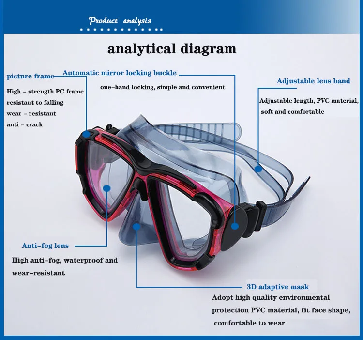 Профессиональная маска с очками для дайвинга, полностью сухая силиконовая трубка, набор трубок для мужчин и женщин, для дайвинга, плавания, водных видов спорта, Экипировка для мужчин t