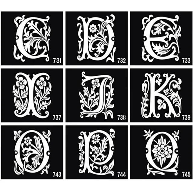26pcs/lot Mixed Design Sheets Airbrush Tattoo Stencils For Body Painting Glitter Temporary Henna Tattoo Stencils Kit 26 Letters 26pcs/lot Mixed Design Sheets Airbrush Tattoo Stencils For Body Painting Glitter Temporary Henna Tattoo Stencils Kit 26 Letters